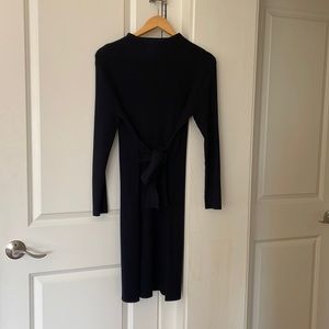 Navy European Sweat dress.